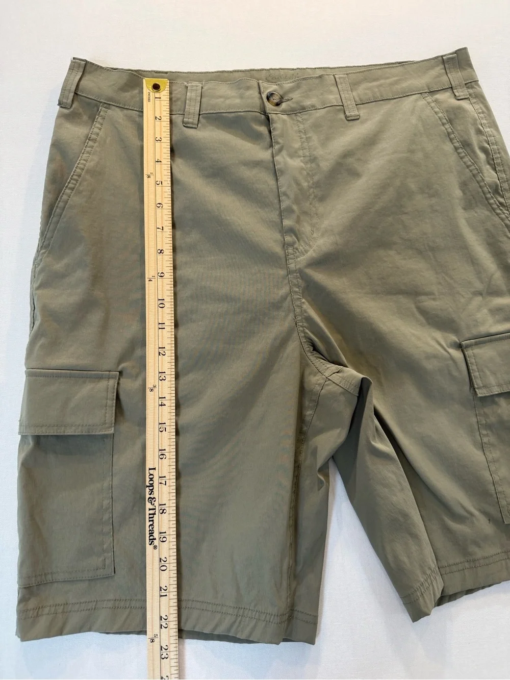 Eddie Bauer Olive Cargo Shorts